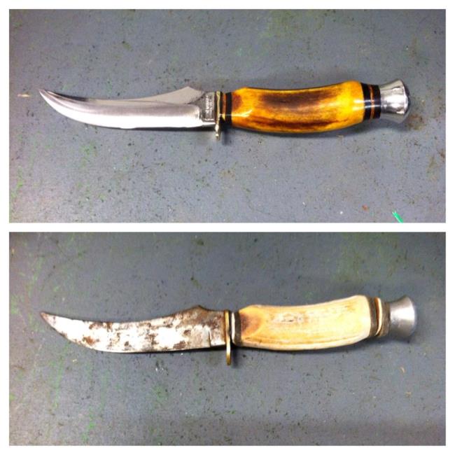 Hunting Knives Restored by Vulcan Knife
